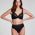 Slip taille haute Diva, Noir