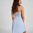 Slipdress Nora Lace, Blau