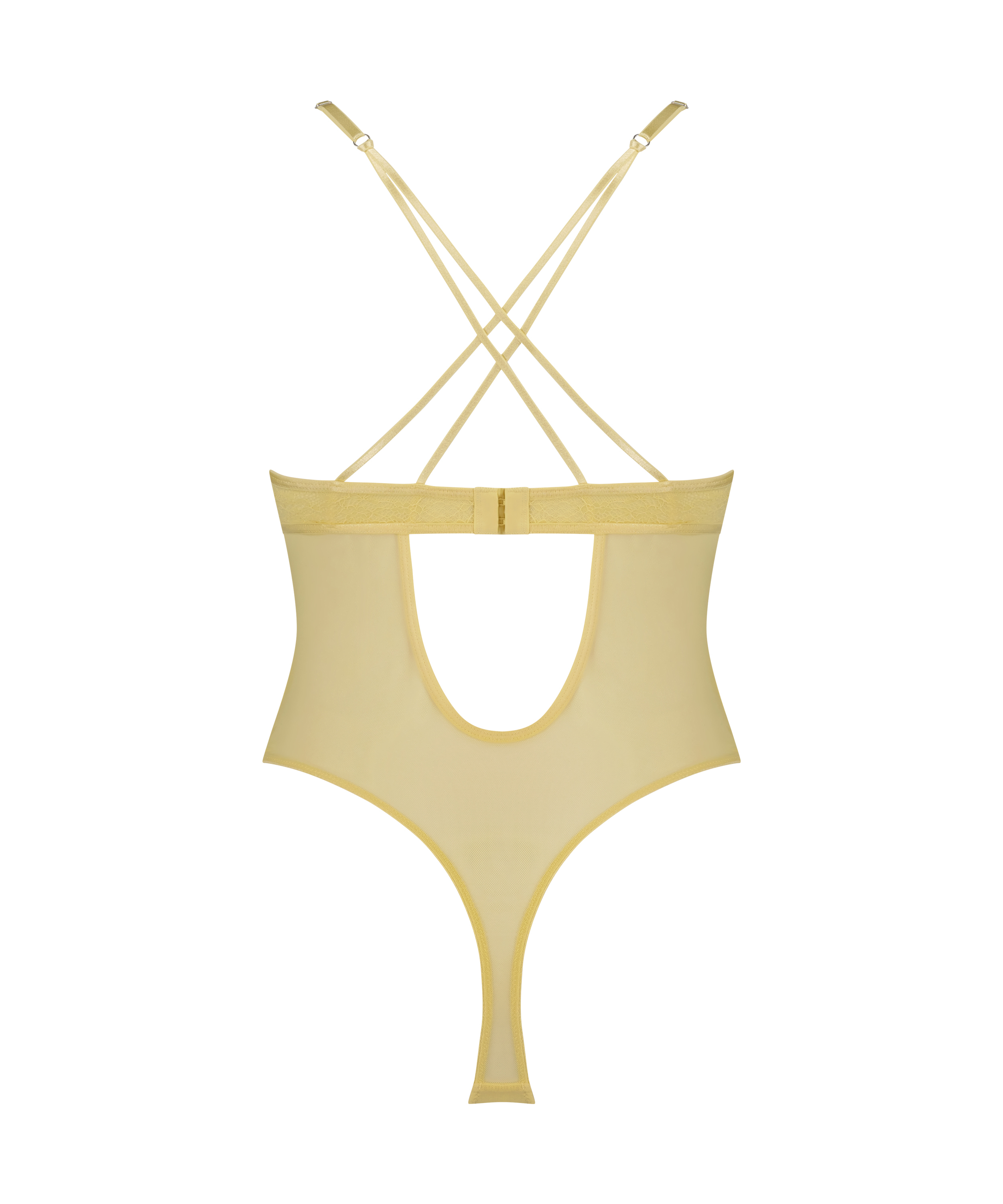 Nicht-vorgeformter Bügel-Body Isabelle, Gelb, main