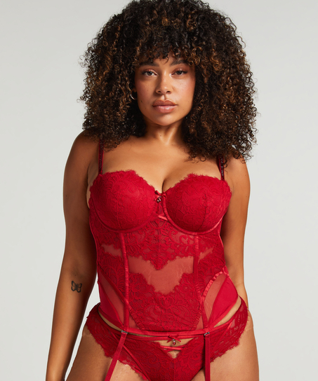 Bustier Charlotta, Rot