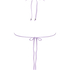 Haut de bikini triangle Aruba, Violet