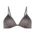 Haut de bikini triangle Luna, Gris