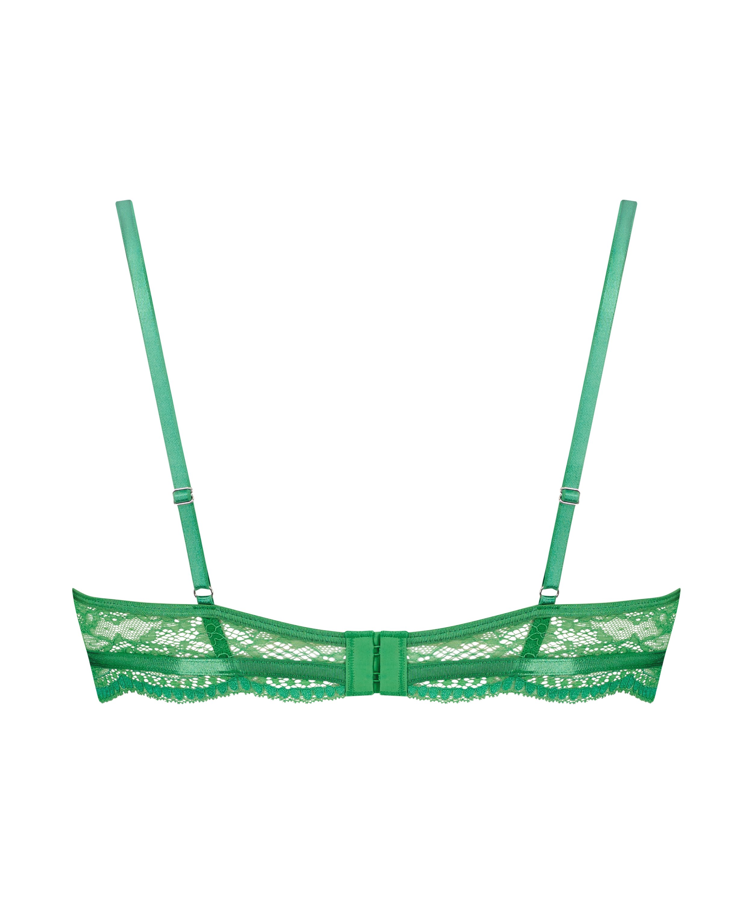 Soutien-gorge non-rembourr&eacute; &agrave; armatures Isabelle, Vert, main
