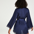 Petite Kimono Satin Meili, Blau