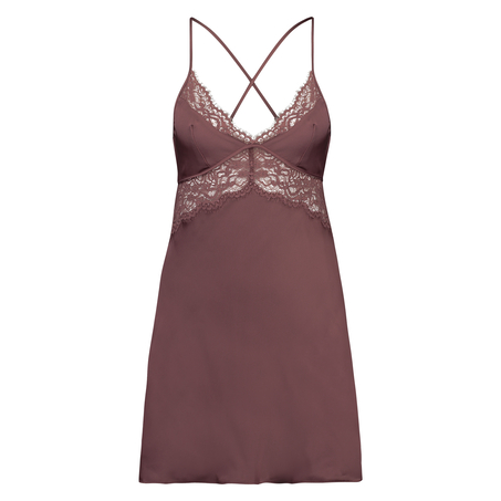 Slipdress Satin Honey, Rose