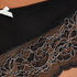 Slip br&eacute;silien Lacey, Noir