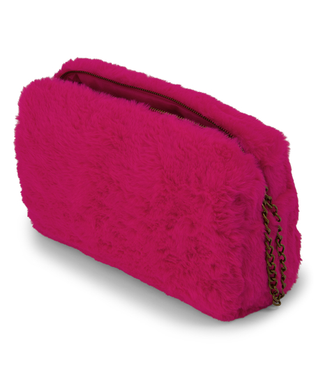Trousse de maquillage Fake fur, Rose