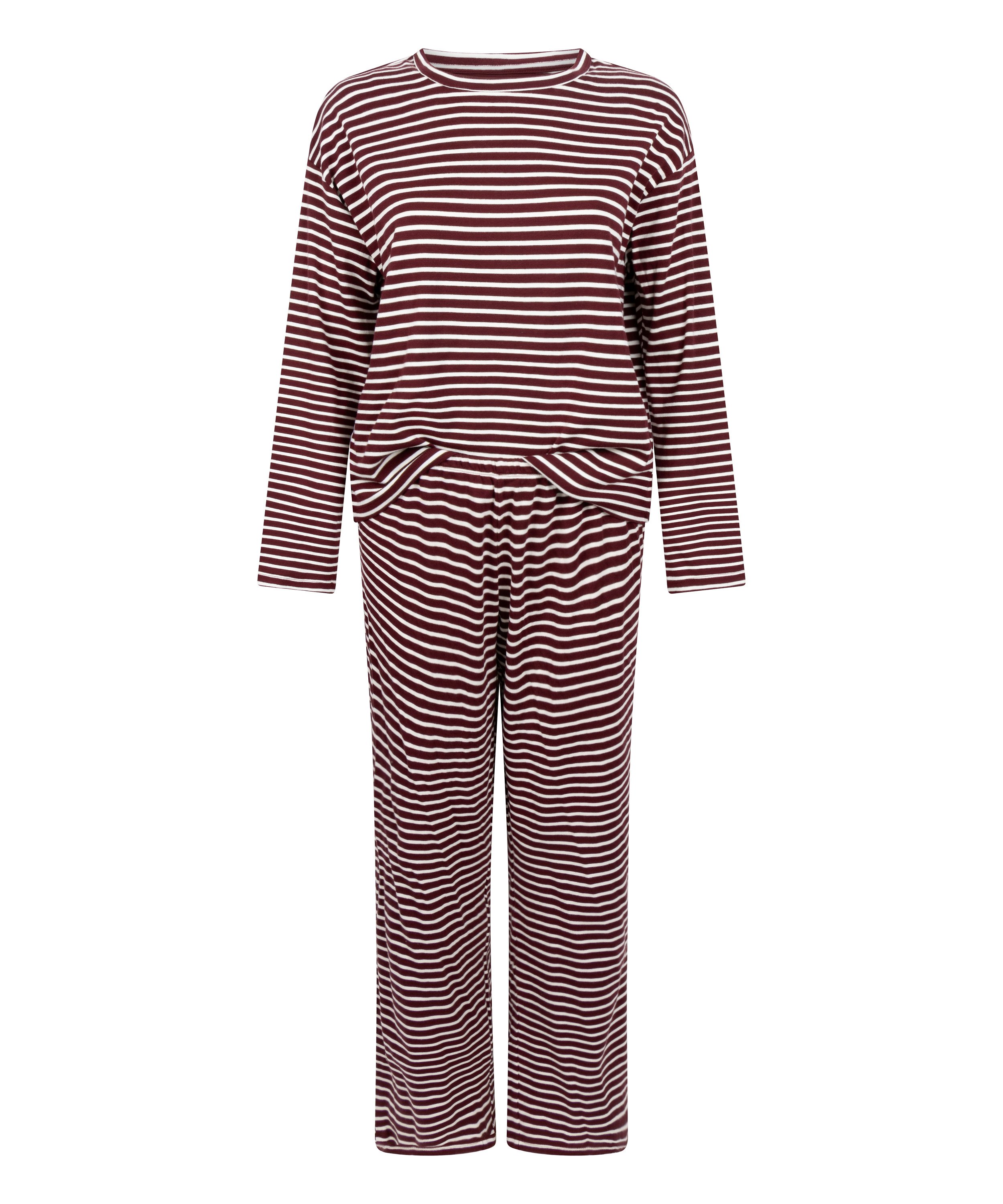 Pyjama en jersey de coton, Violet, main
