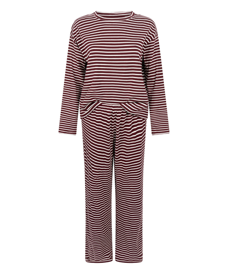 Pyjama en jersey de coton, Violet