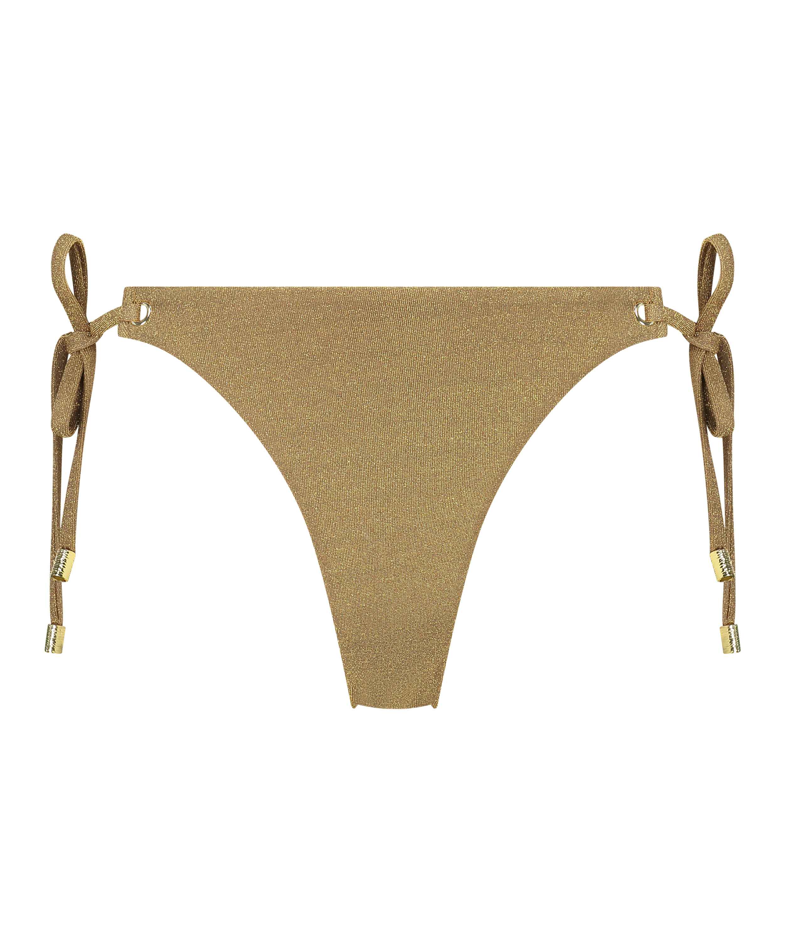 Bikini Slip Cheeky Tanga Goldie Shimmer, Gelb, main