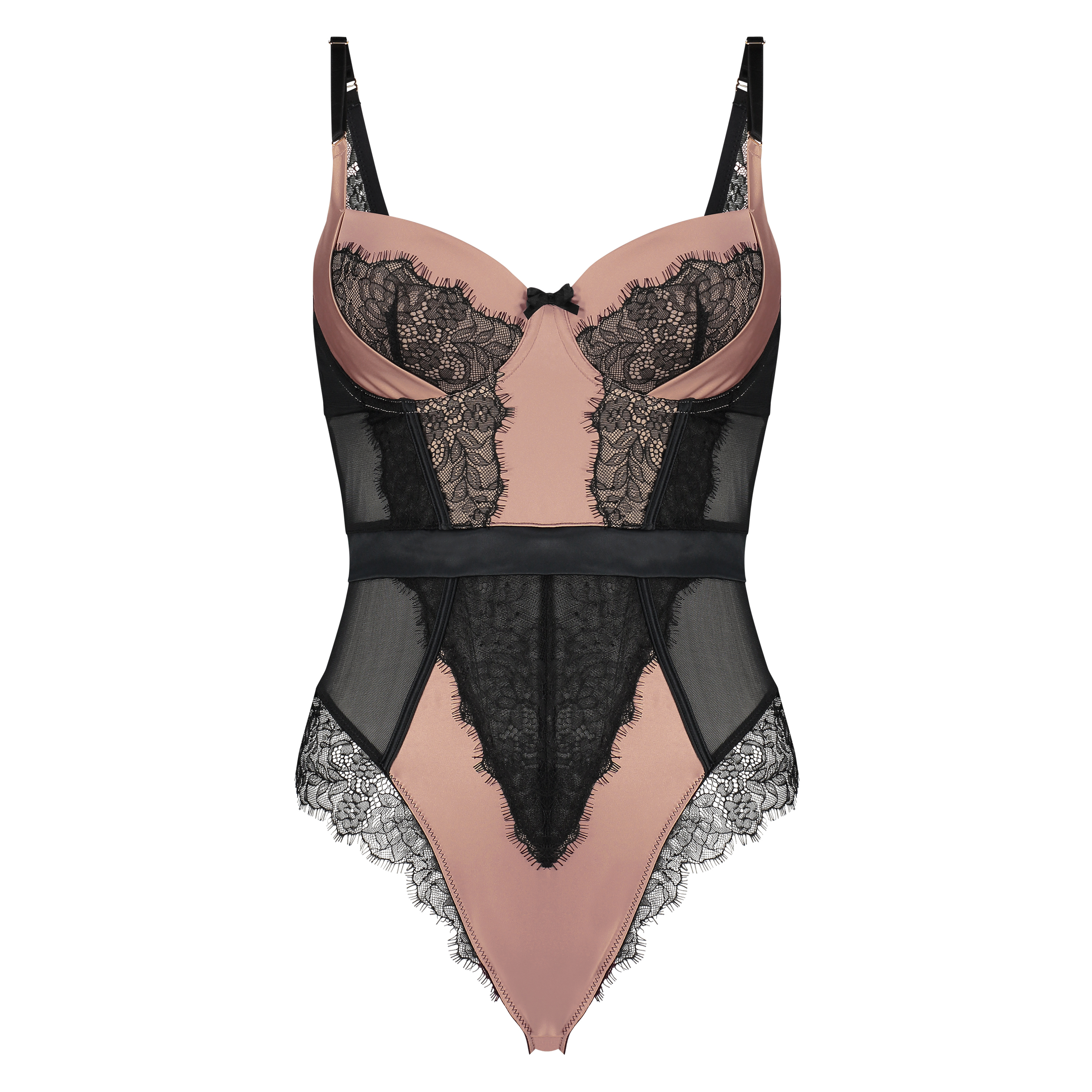 Body à armatures préformé Arianne, Noir, main