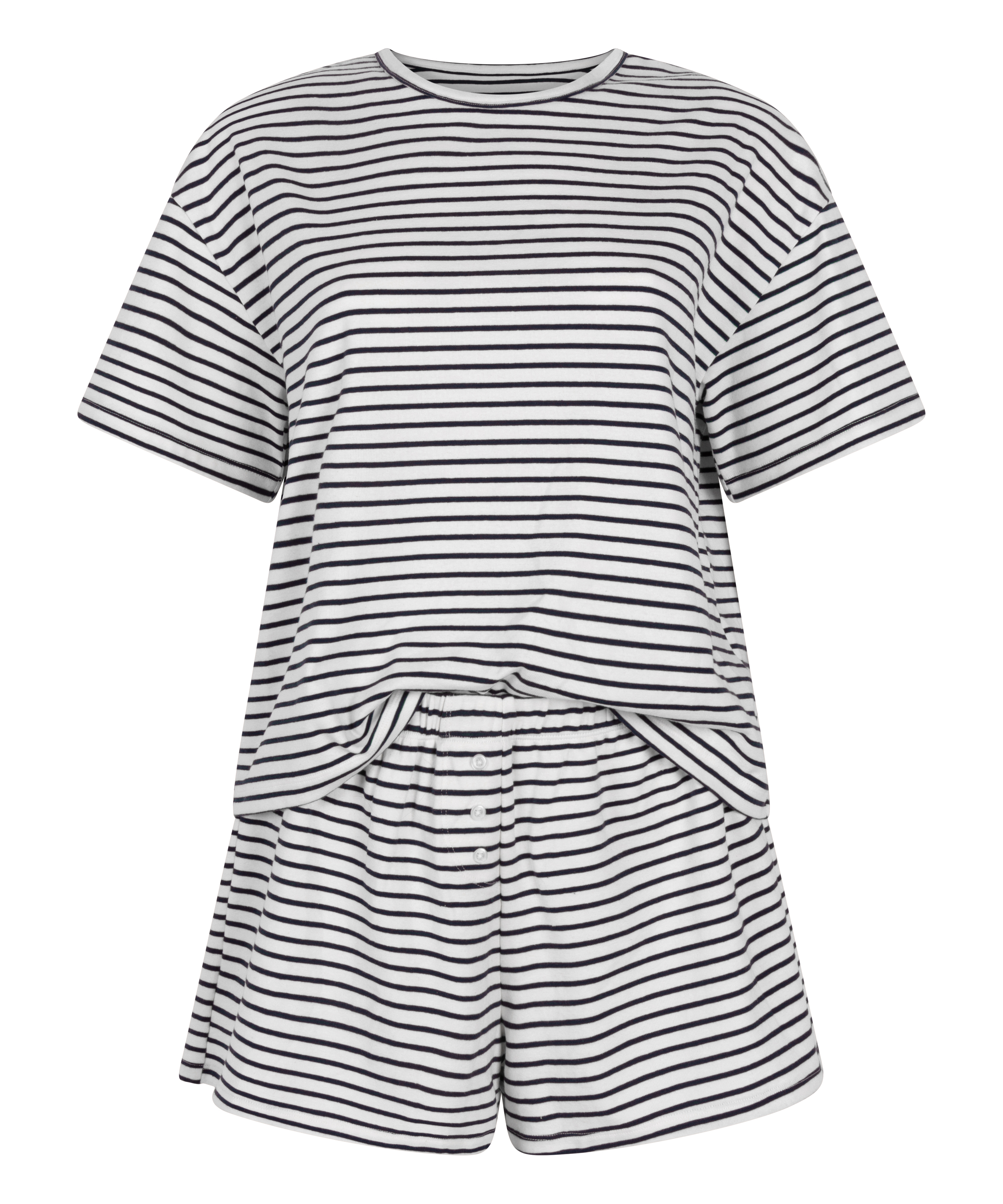 Pyjama-Set Jersey, Blau, main