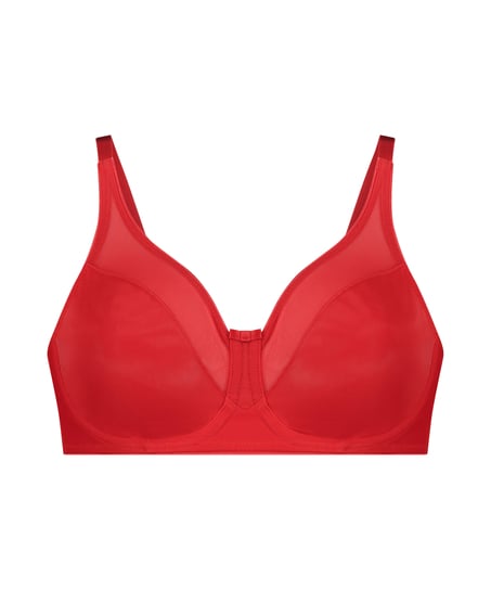 Soutien-gorge à armatures non-préformé minimiseur Nina, Rouge
