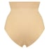 Straffender hoher Slip, Beige