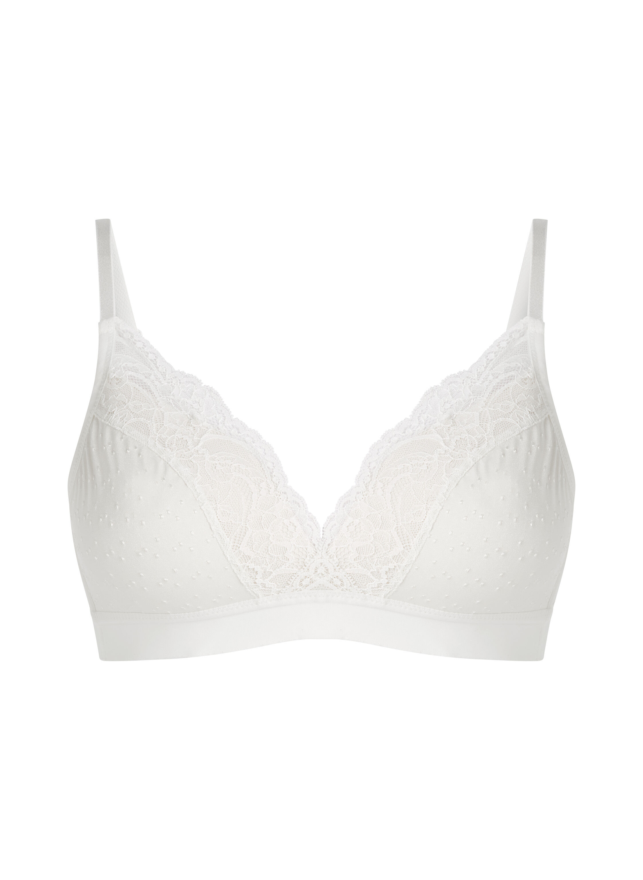Soutien-gorge pr&eacute;form&eacute; sans armatures Sophie, Blanc