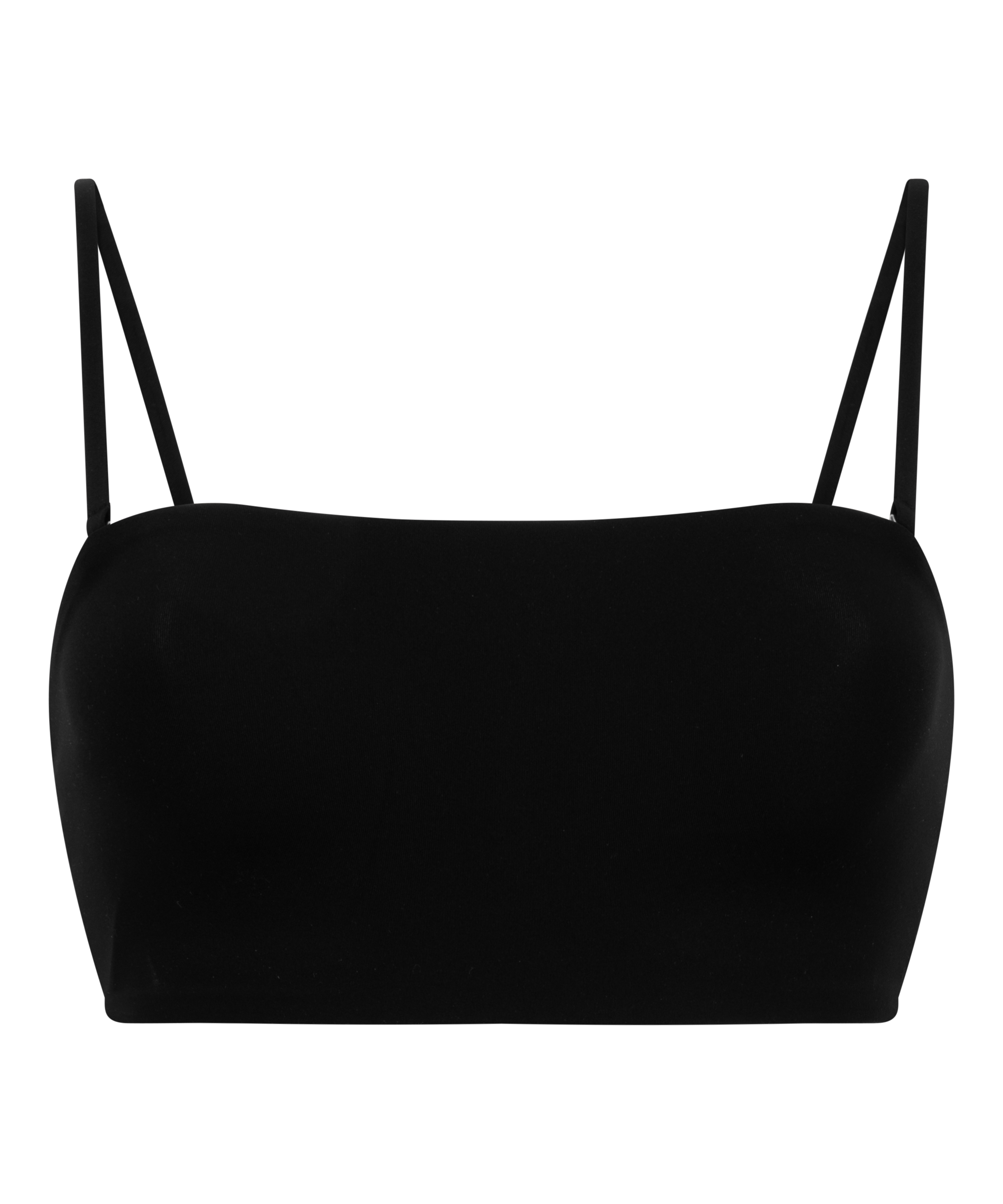 Bandeau Bralette Smooth, Noir, main
