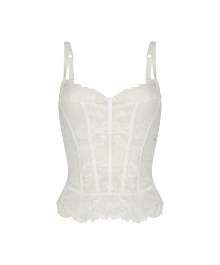 Bustier Cesca, Blanc