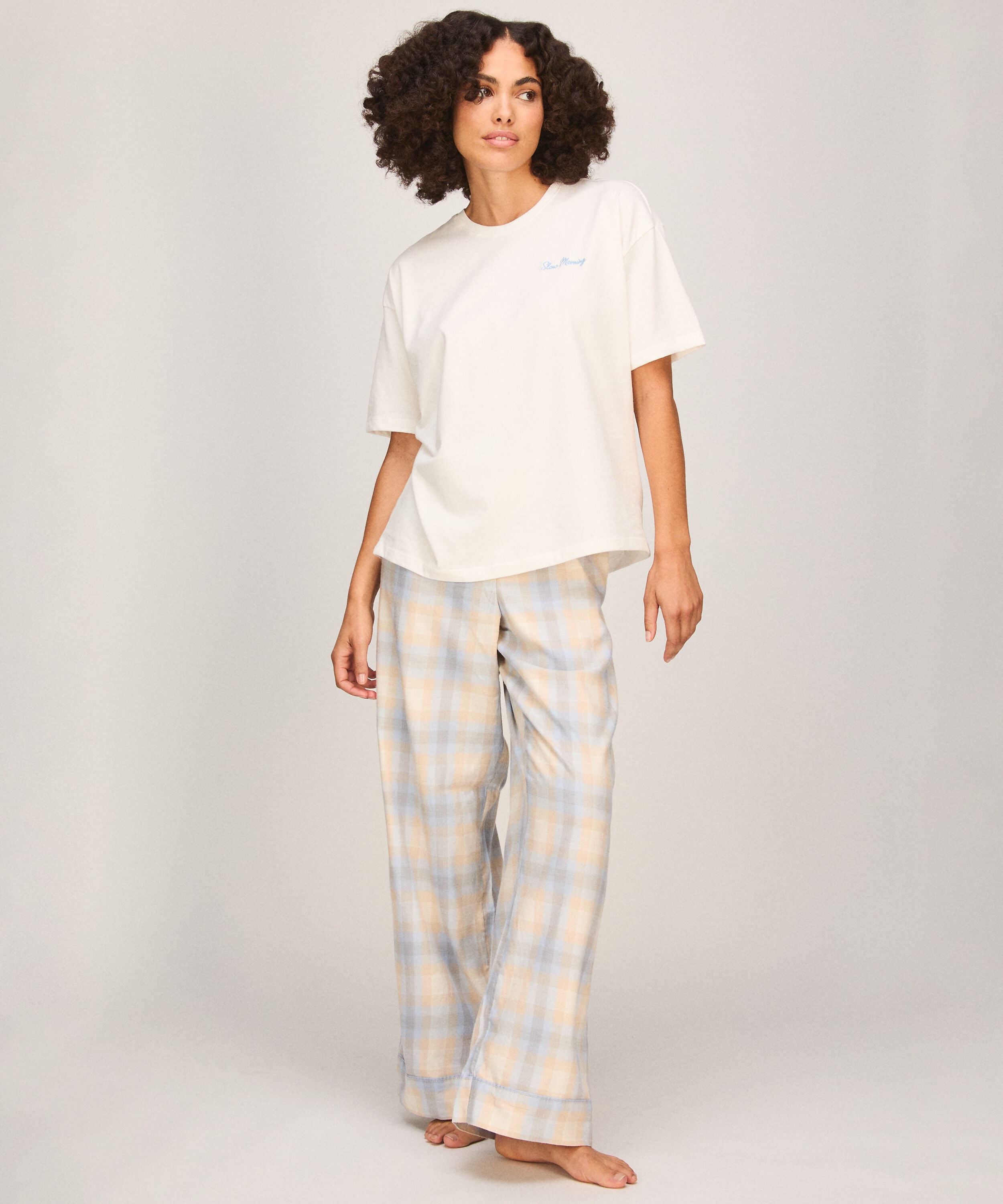 Pyjama-Set Check, Blau Pyjama-Set Check, Blau