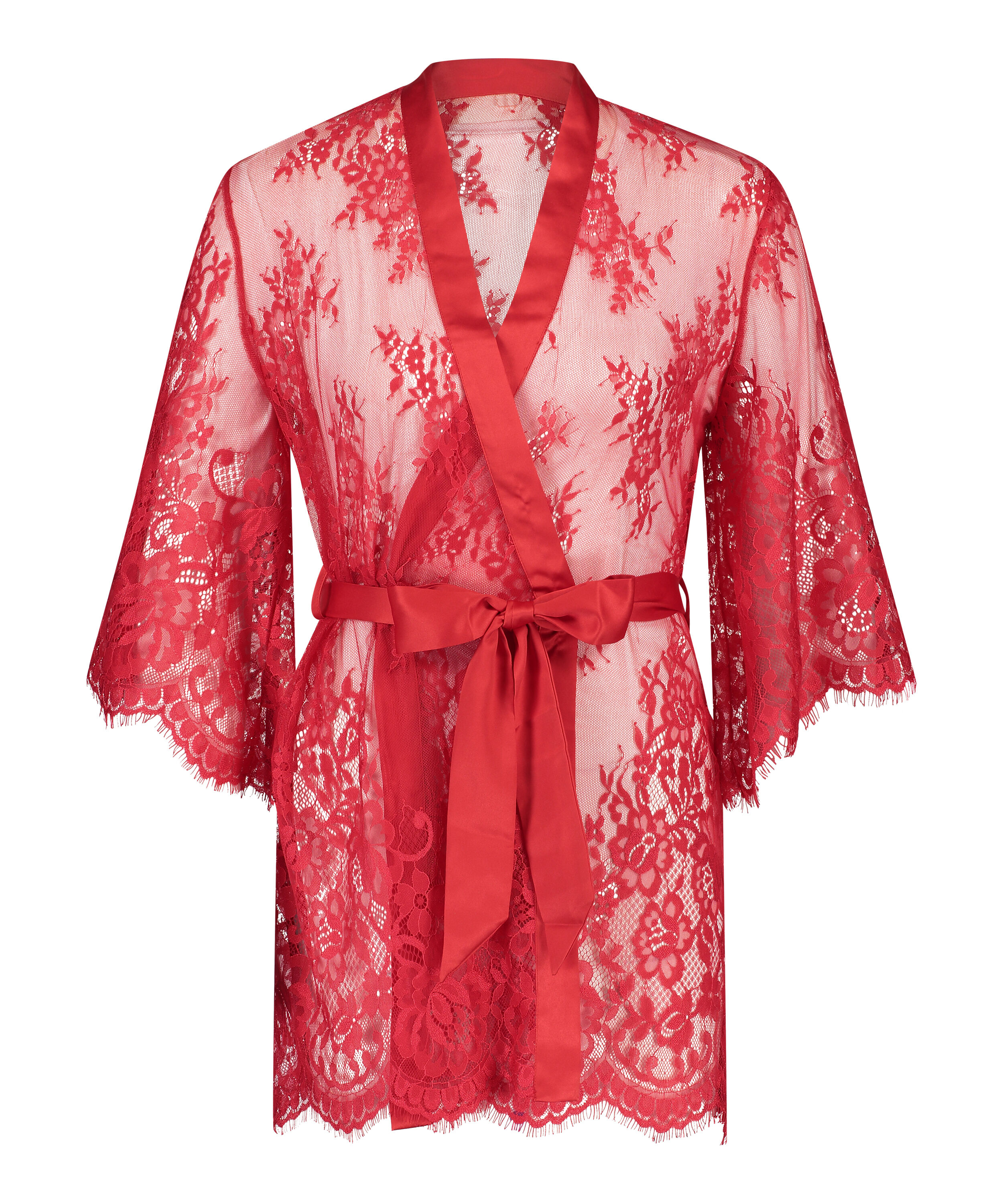 Kimono Lace Isabelle, Rot