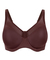 Soutien-gorge à armatures non-préformé minimiseur Nina, marron, main marron