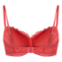 Soutien-gorge &agrave; armatures pr&eacute;form&eacute; Marine, Rouge