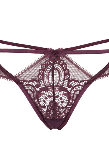Hunkemöller Tanga string Brigitte Violet