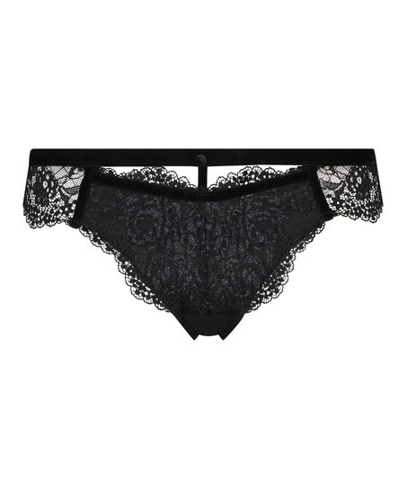 Slip br&eacute;silien Raine, Noir