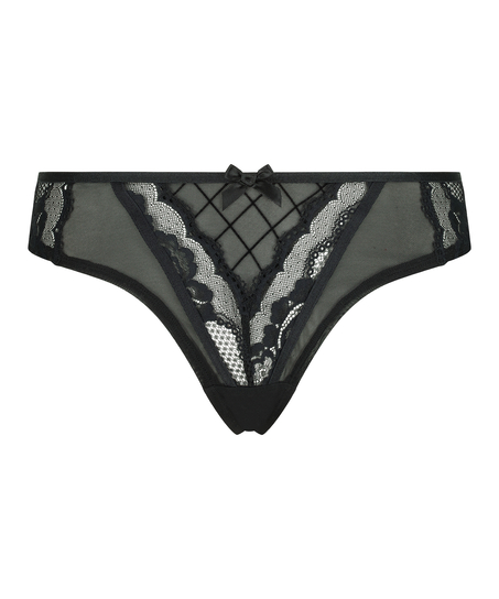 Slip brésilien Delilah, Noir
