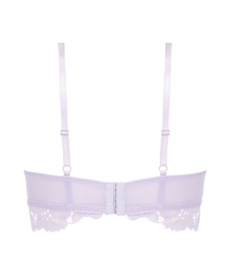 Soutien-gorge pr&eacute;form&eacute; sans armatures longline Shiloh, Violet
