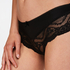 Slip brésilien micro Lacey, Noir