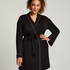Short Jersey Robe Essentials, Schwarz