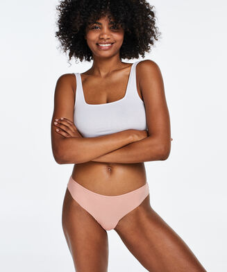 String Invisible Lace back, Rose