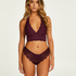 Slip brésilien échancré Heira, Violet