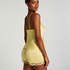 Short de pyjama Satin, Jaune