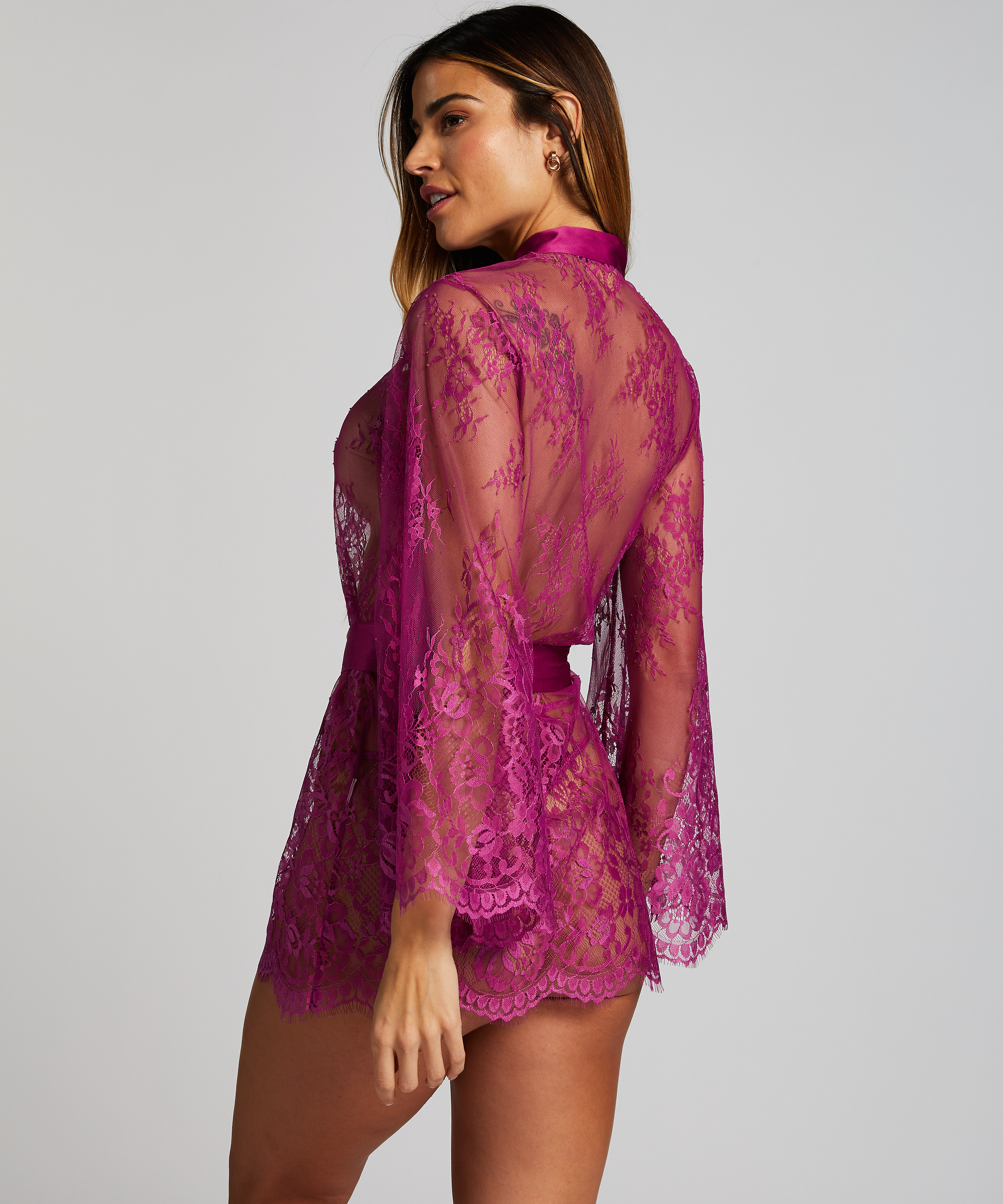 Kimono Lace Isabelle, Lila, main