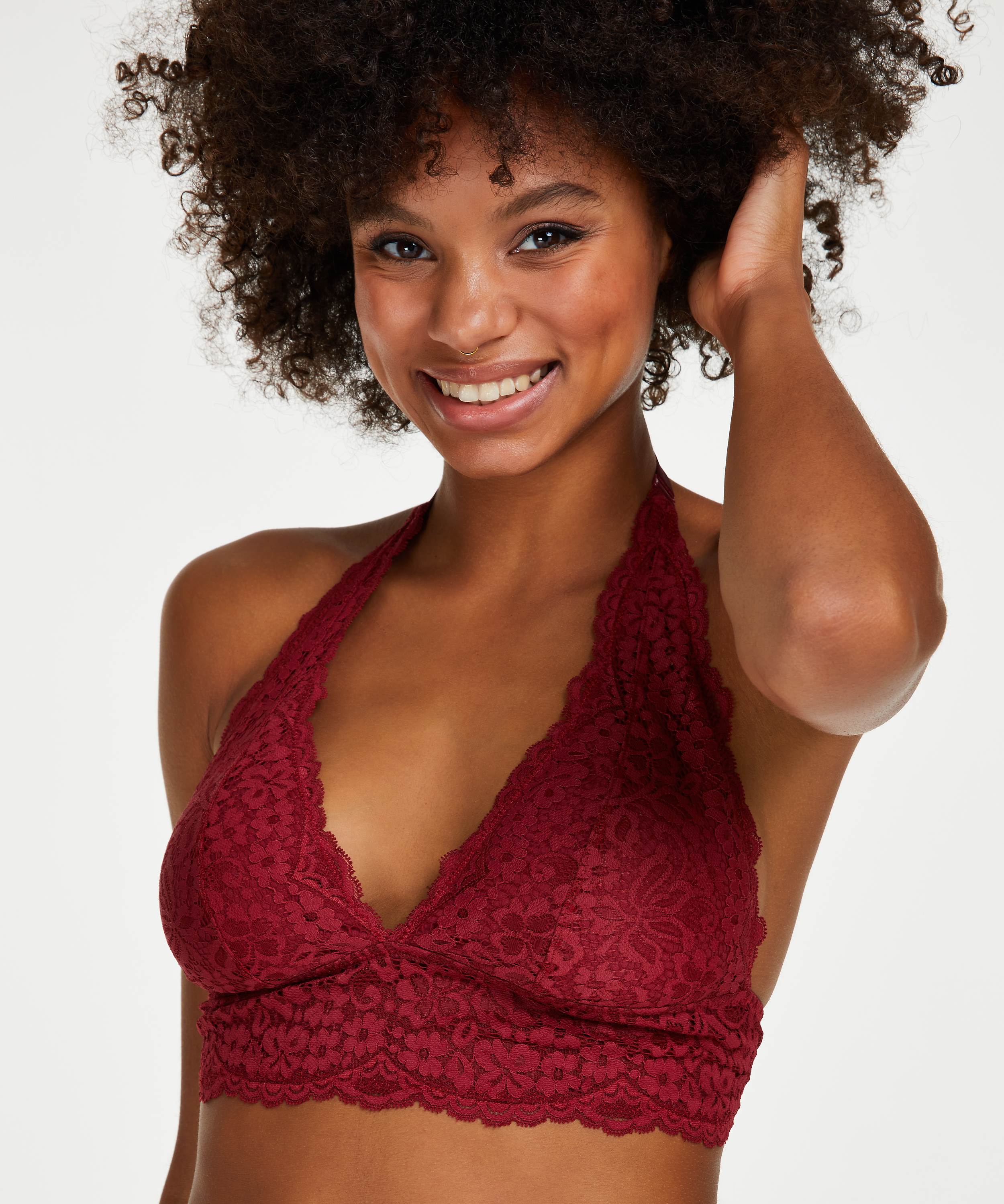 Bralette Rose, Rot, main