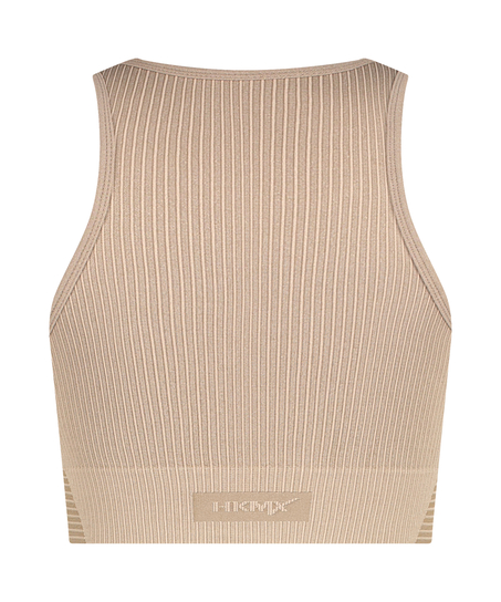 HKMX nahtloser Sport-BH, Grau