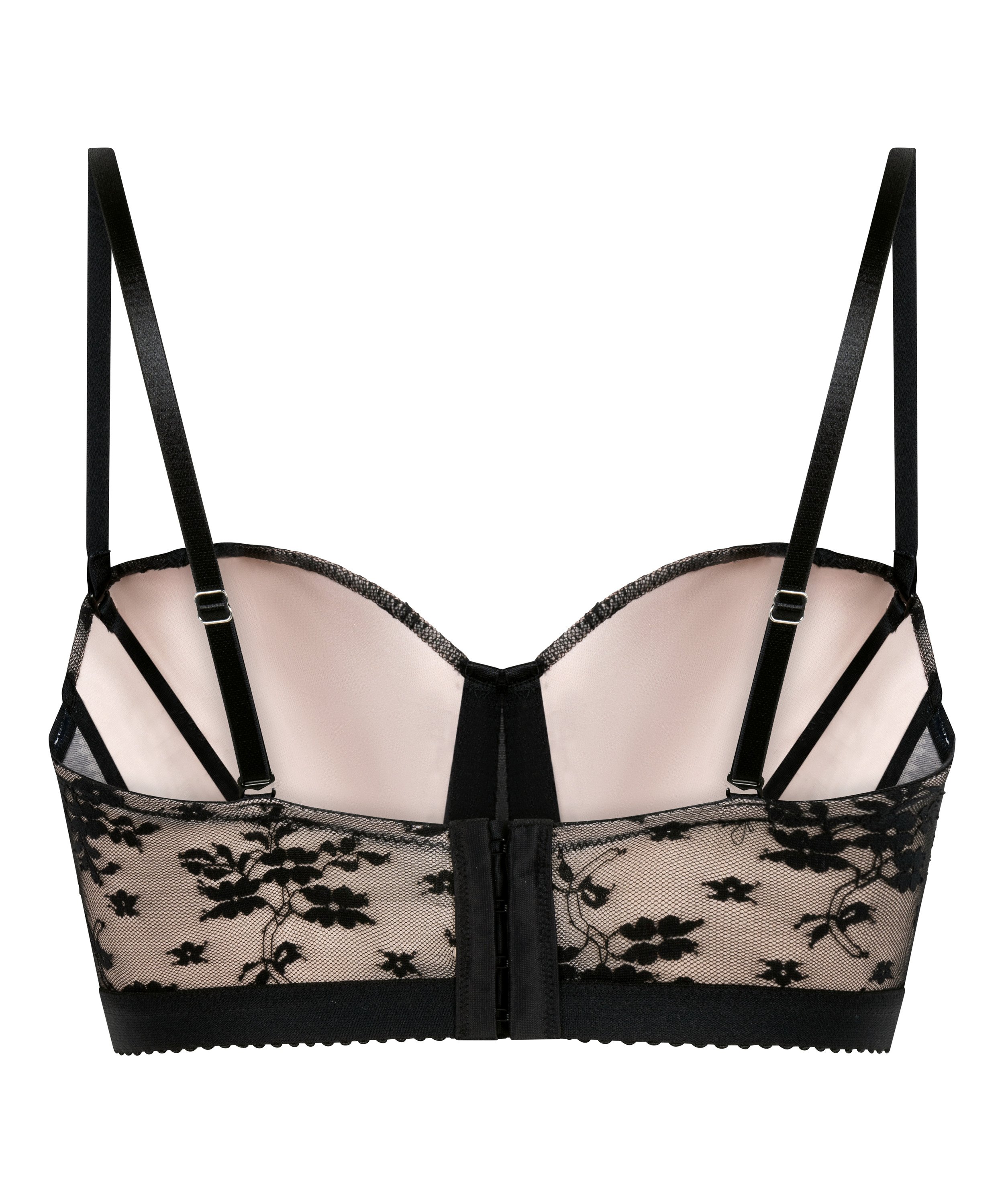 Soutien-gorge non-rembourr&eacute; &agrave; armatures Chelsey, Noir, main