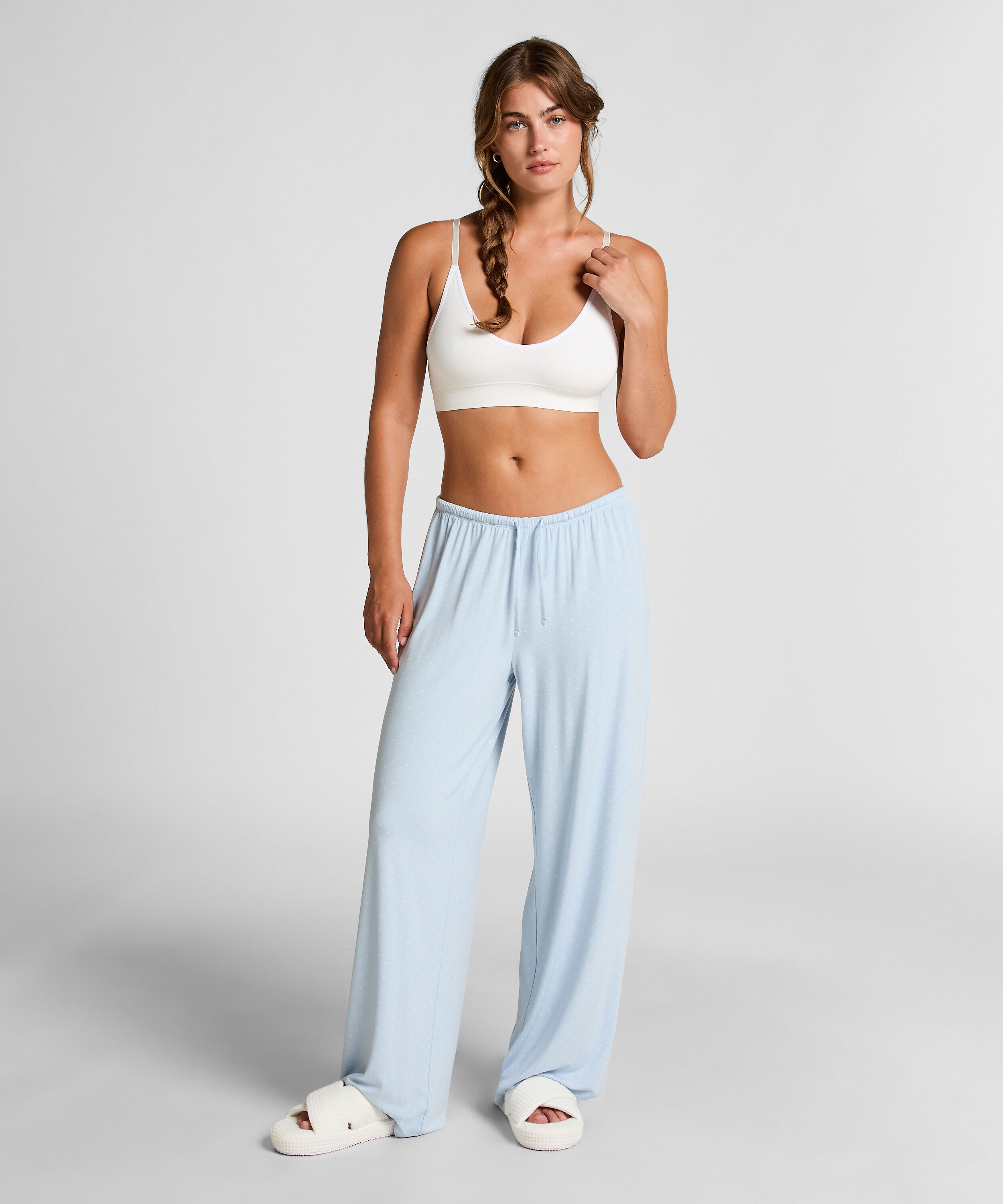 Gestreifte Pyjamahose