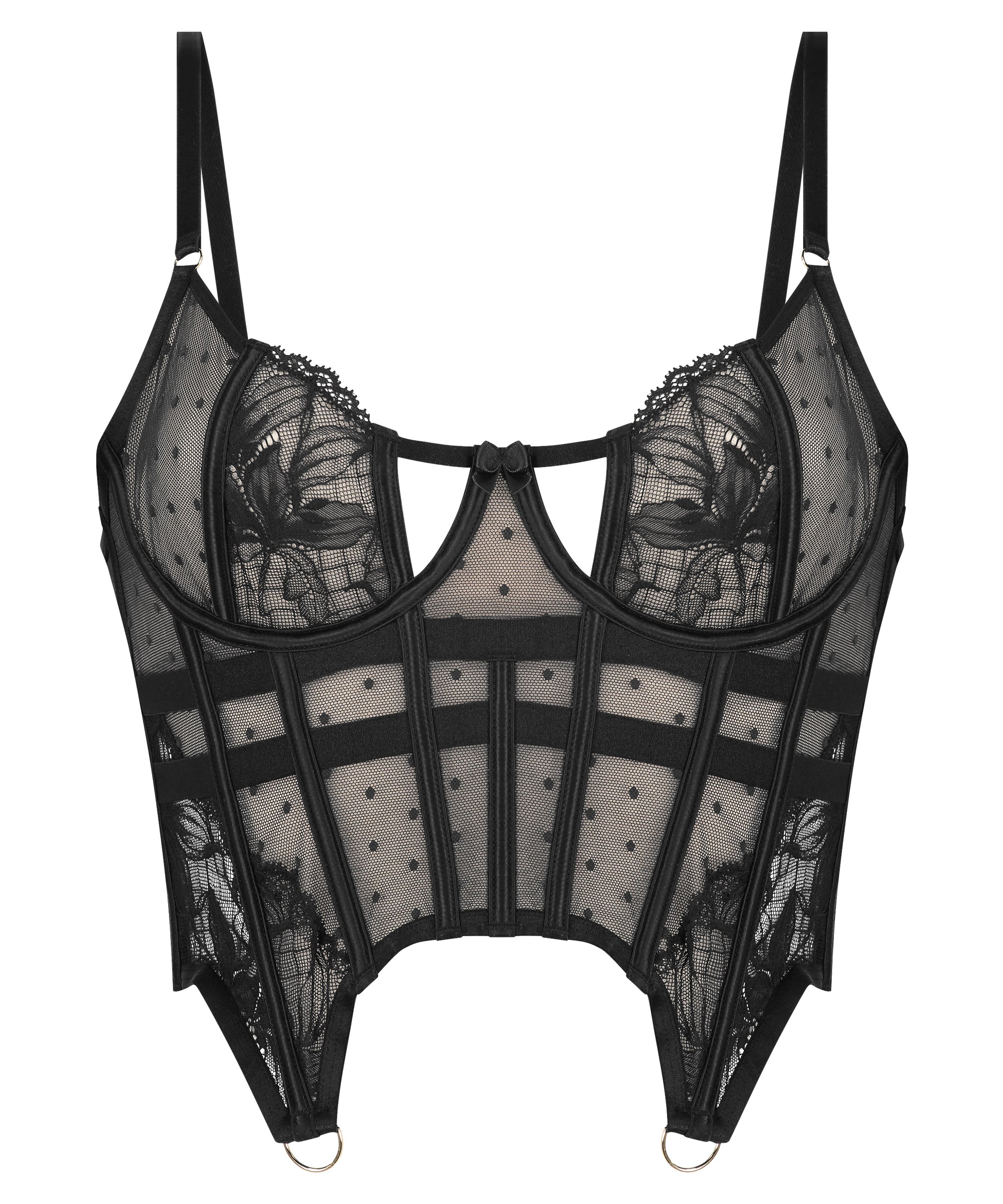 Bustier Lulu, Schwarz, main