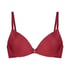 Soutien-gorge à armatures préformé Plunge, Rouge