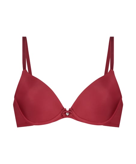 Soutien-gorge à armatures préformé Plunge, Rouge