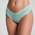 Slip brésilien V-shape mesh, Bleu