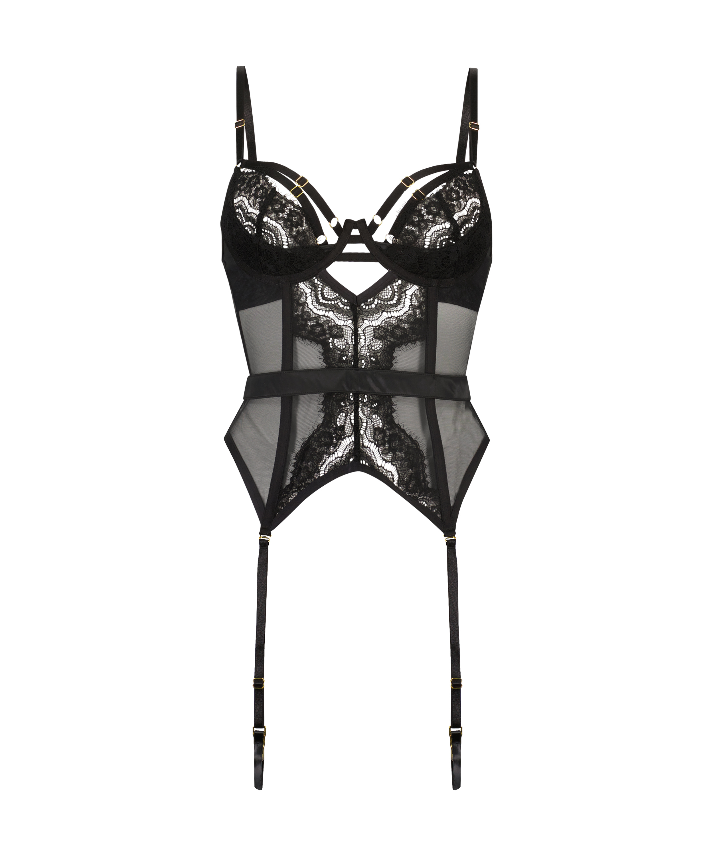 Private Bustier Elizabeth, Schwarz, main