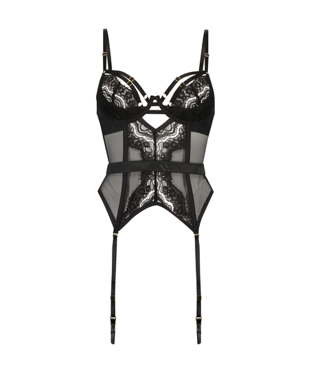 Private Bustier Elizabeth, Schwarz