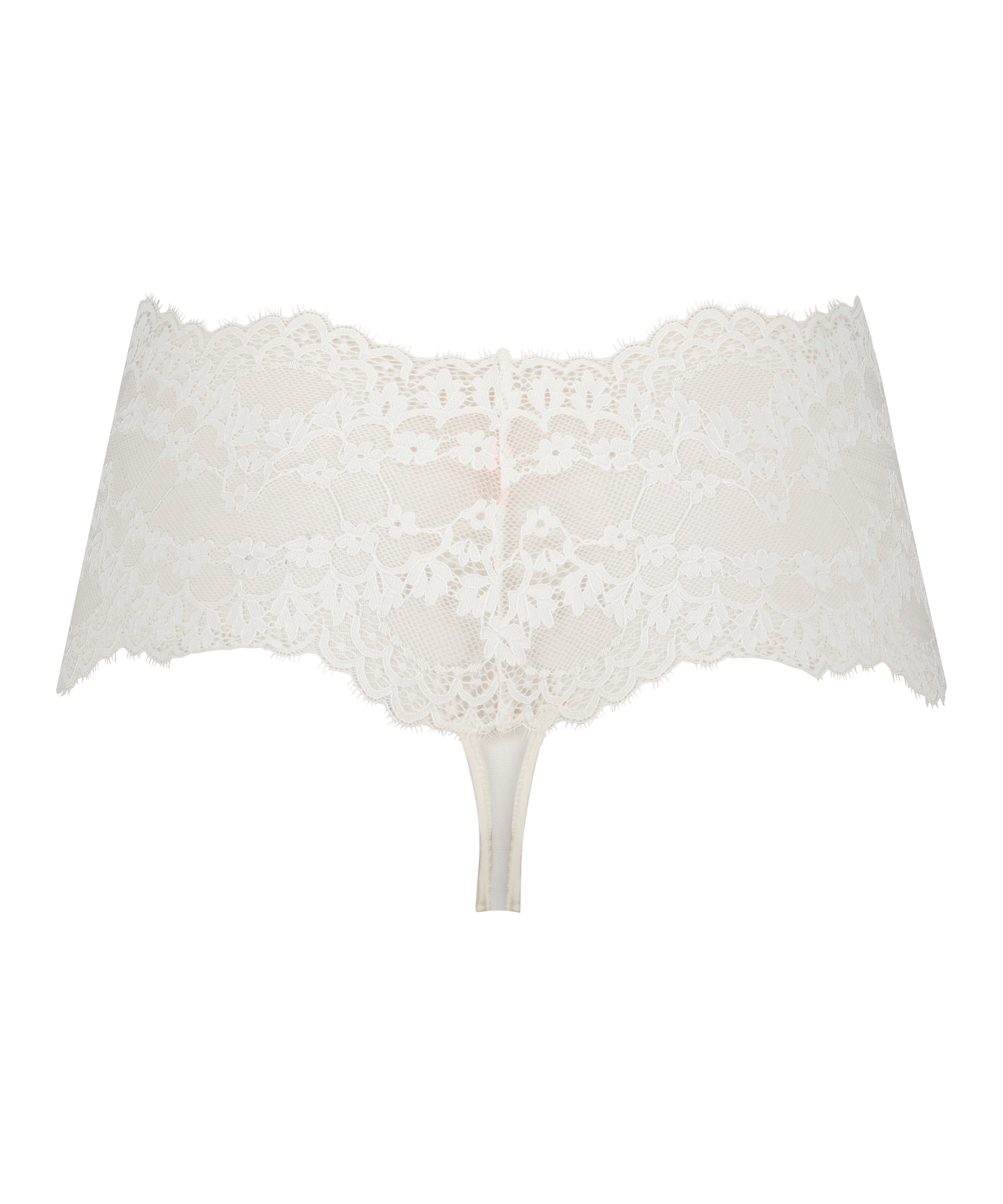 Boxer string Daisy, Blanc, main