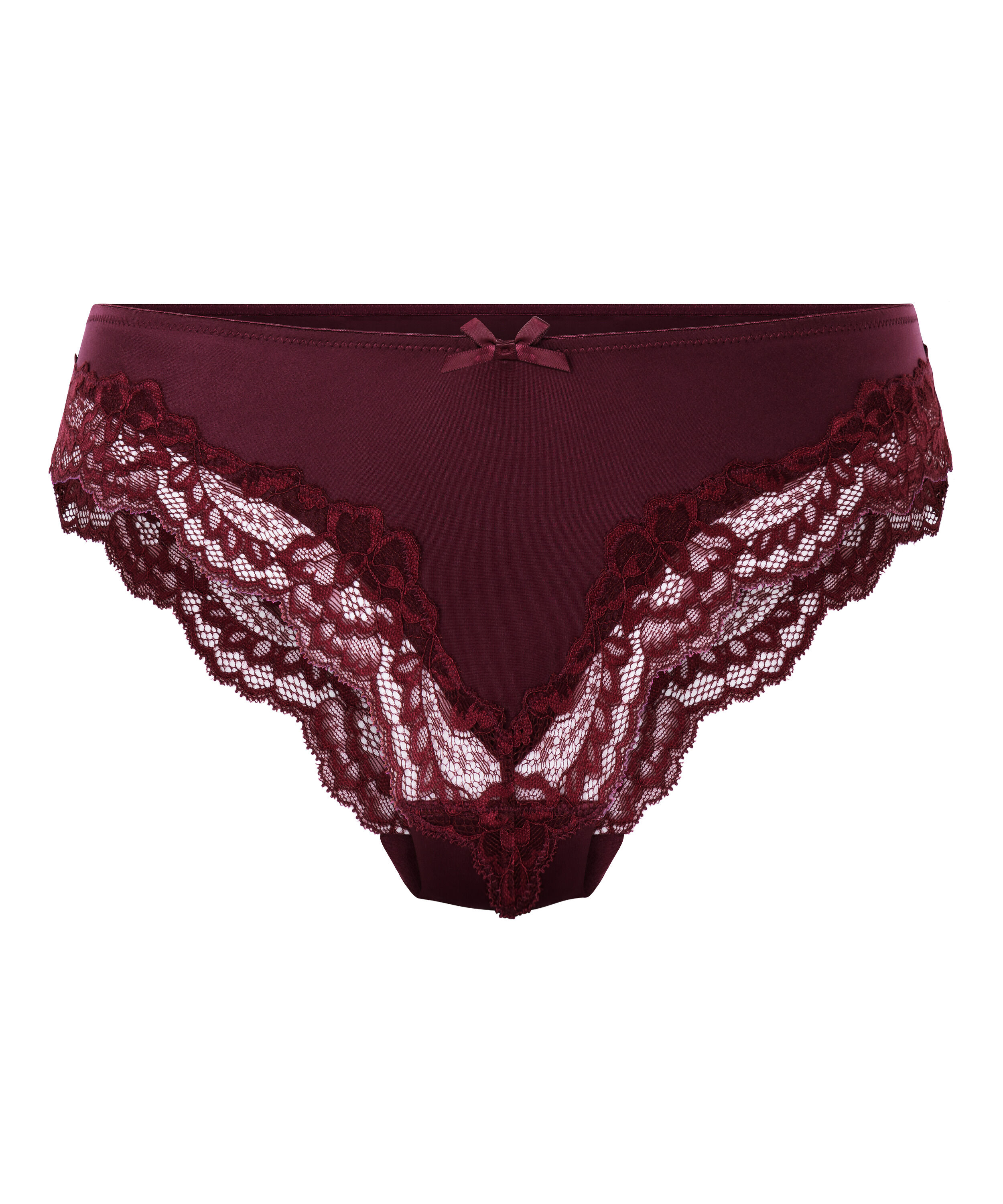 Slip br&eacute;silien Lace & Shine, Violet