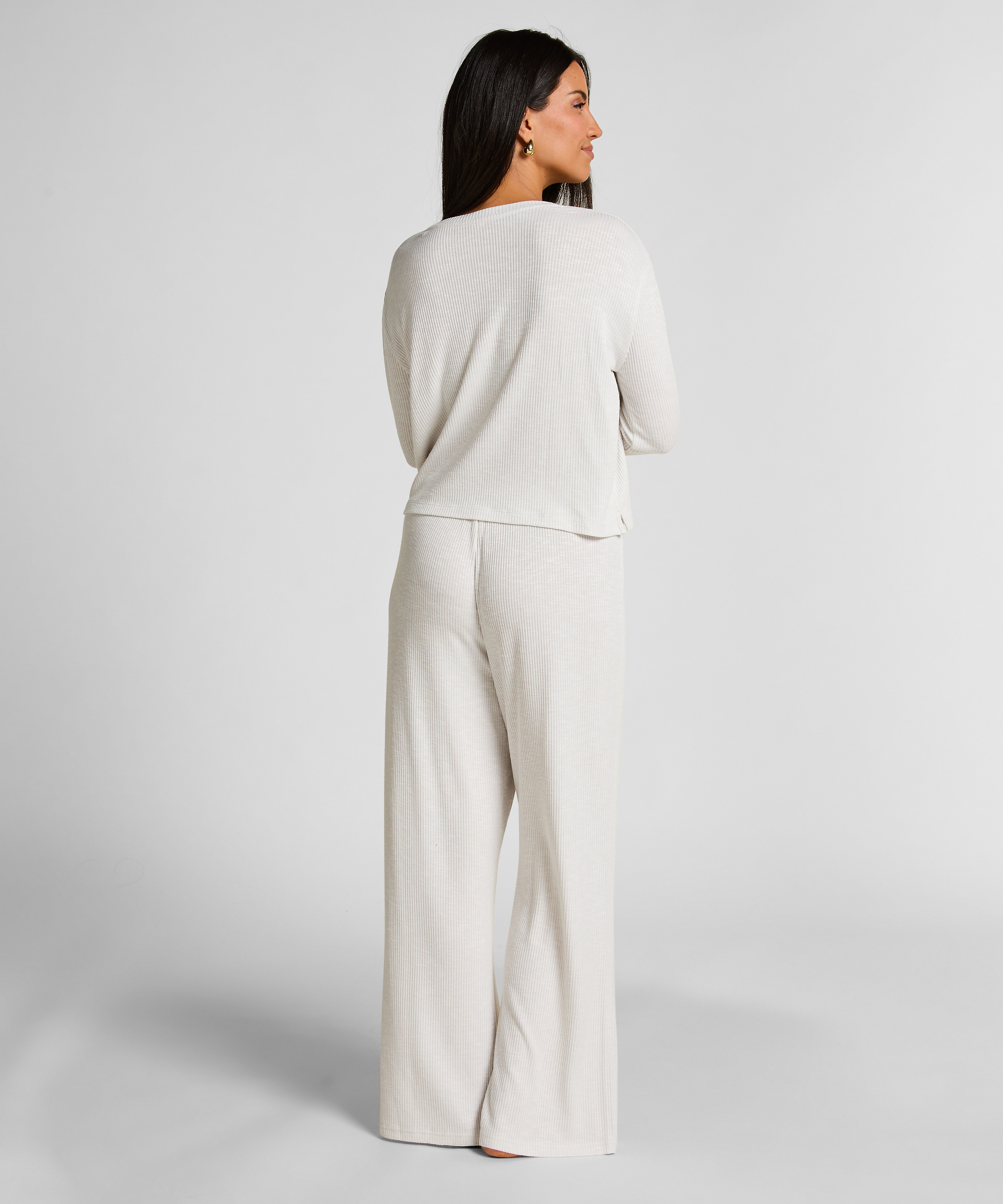 Pyjamahosen Pointelle, Beige, main