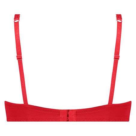 Soutien-gorge &agrave; armatures pr&eacute;form&eacute; push-up Maya, Rouge