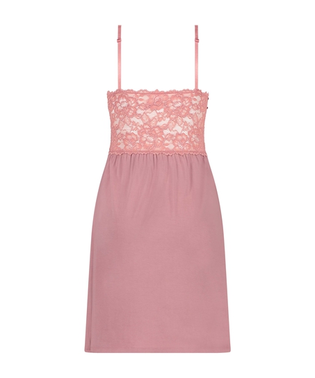 Slipdress Nora Lace, Rose